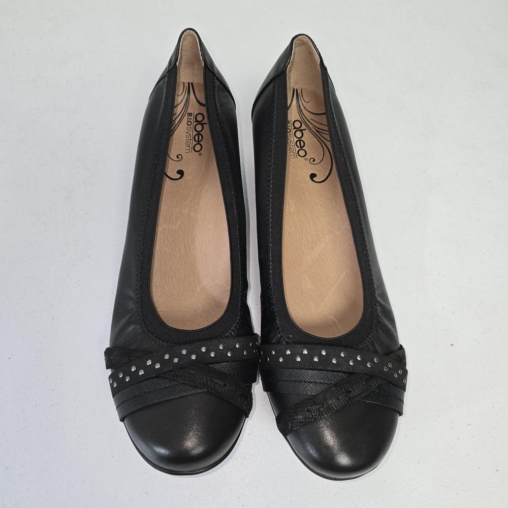 Abeo B I O System Nellie Slip-On Shoes Leather Pump Embellished Womens Size 9.5N